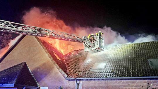 Das Gebäude ist nicht mehr bewohnbar.