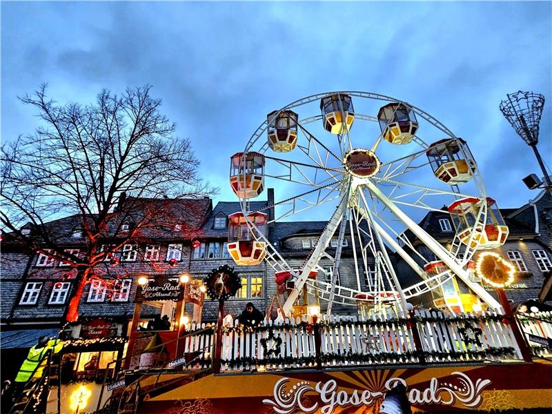 Das Gose-Rad wird bald seine Runden auf dem Weihnachtsmarkt drehen.  Foto: Sowa