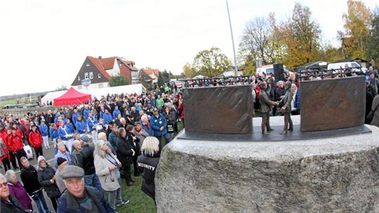 Das Grenzdenkmal in Stapelburg ist mittlerweile zum Symbol der Grenzöffnung geworden.