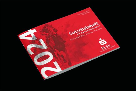 Das Gutscheinheft für 26,50 Euro beinhaltet viele Vergünstigungen für den Renntag am 27. Juli. Foto: Rennverein
