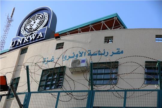 Das Hauptquartier der United Nations Relief and Works Agency (UNRWA) in Gaza-Stadt.