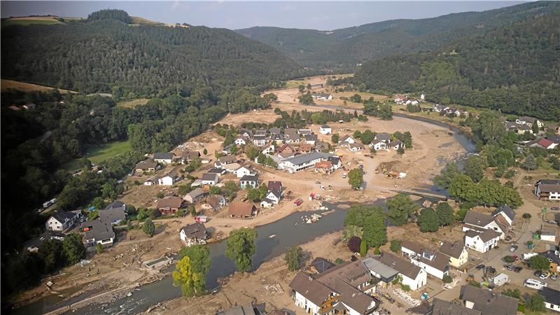 GZ-Spendenaktion: 200.000-Euro-Marke im Blick Das Hochwasser hat schwere Schäden hinterlassen – wie hier in der kleinen Gemeinde Insul im Ahrtal (Rheinland-Pfalz). Foto: dpa