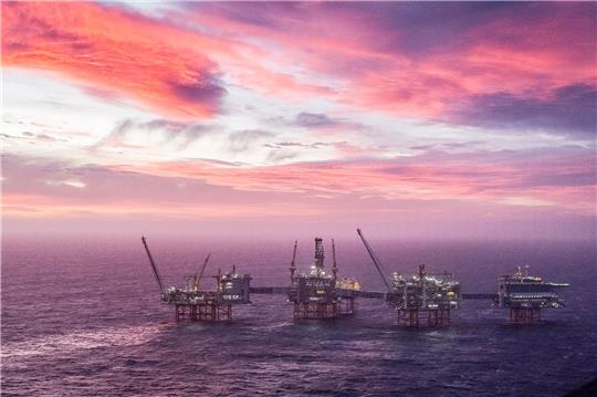 Das Johan Sverdrup Ölfeld in der Nordsee. Der norwegische Ölfonds hat in der ersten Jahreshälfte erheblich an Wert gewonnen.