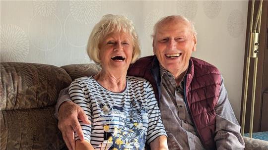 Das Jubelpaar: Heidi und Horst Matschek schätzen die Lebensfreude.