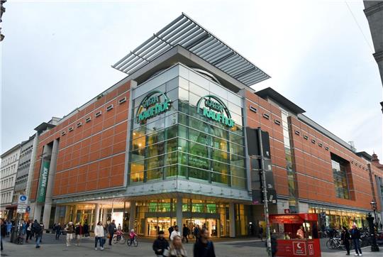 Das Kaufhaus Galeria Karstadt Kaufhof in der Leipziger Innenstadt.