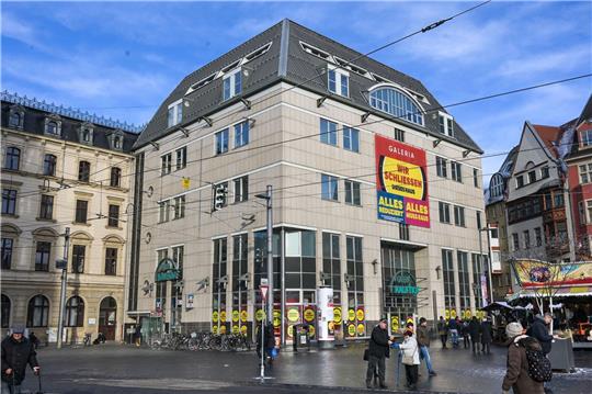 Das Kaufhaus Galeria Kaufhof in Halle wurde bereits im Dezember geschlossen.