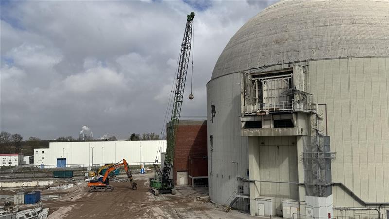 Das Kernkraftwerk Stade wird bis Ende des Jahres zurückgebaut. 