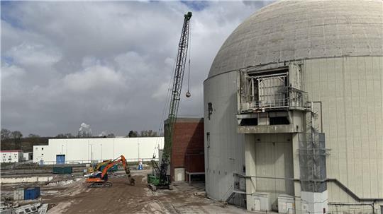 Das Kernkraftwerk Stade wird bis Ende des Jahres zurückgebaut. 