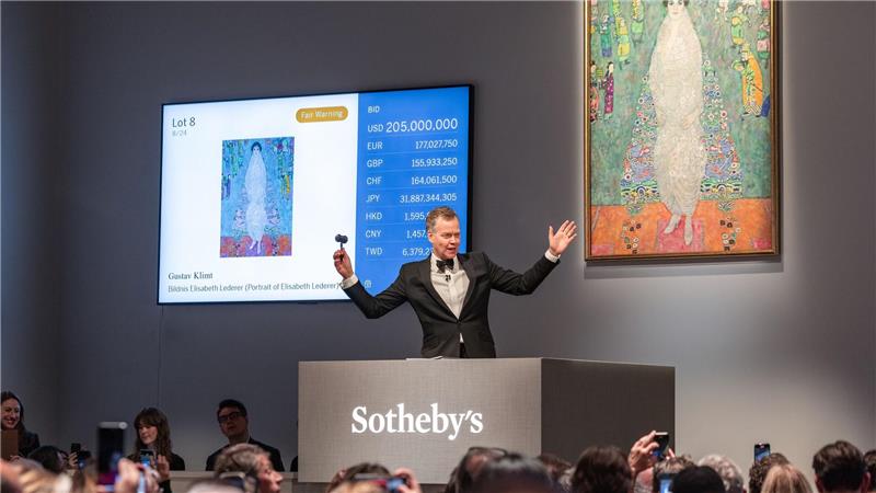 Das Klimt-Werk ist nun das zweitteuerste je bei einer Auktion versteigerte Kunstwerk. 