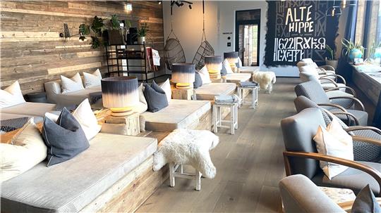 Das Konzept des The Hearts Hotels gilt auch für das neue Spa: Individuelle Einbauten und aufgearbeitete Vintagemöbel werden kombiniert.