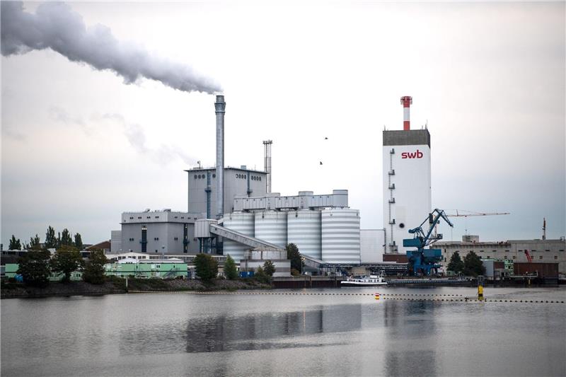 Das Kraftwerk an der Weser in Bremen-Hastedt im November 2021.
