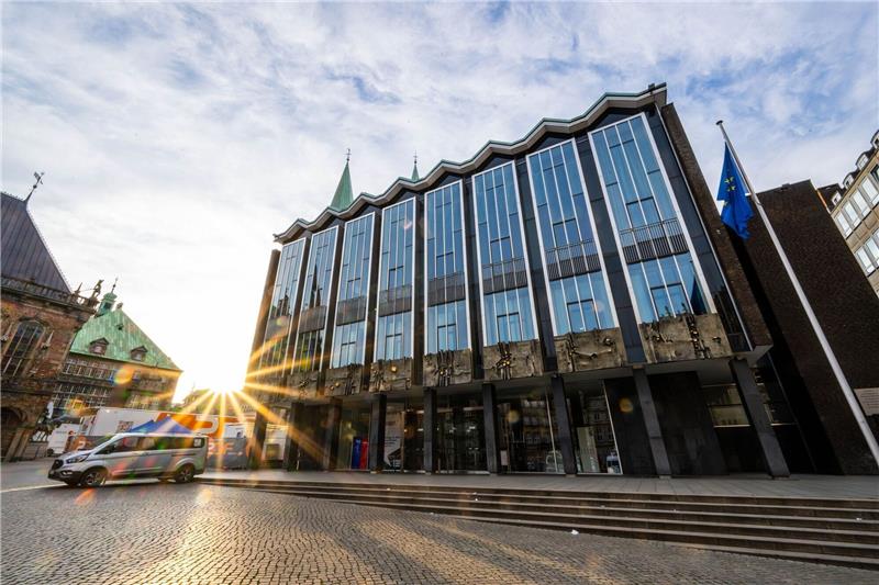 Internationale Baumwolltagung wird in Bremen eröffnet Das Landesparlament befindet sich in der Innenstadt am Bremer Marktplatz.