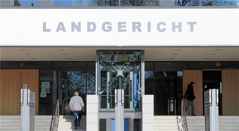 Das Landgericht in Magdeburg. Foto: Wolf/dpa