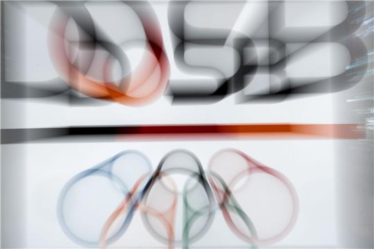 Das Logo des Deutschen Olympischen Sportbundes (DOSB).