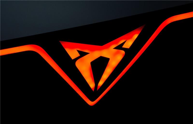 Seat will Marke Cupra auch in die USA bringen Das Logo von Cupra ist während der Automesse IAA am Stand von Cupra zu sehen.