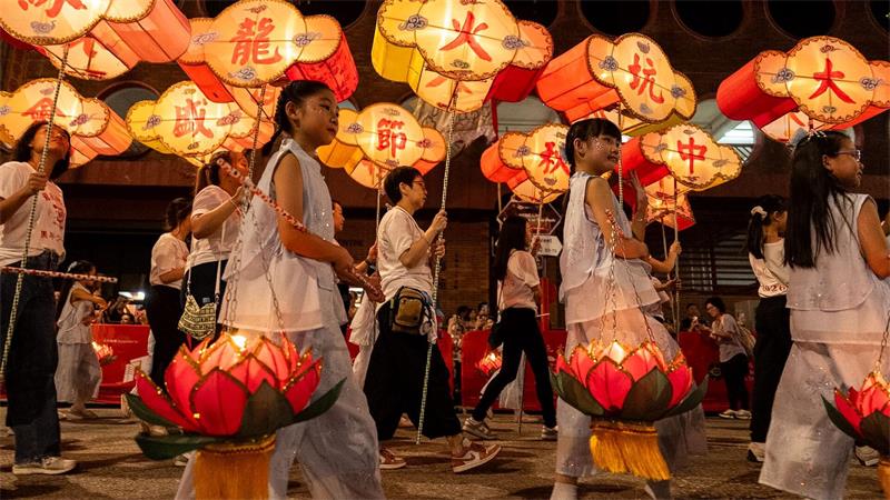 Das Mondfest wird in Hongkong gefeiert.