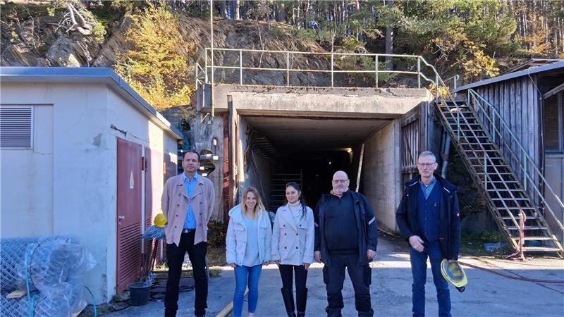 Das Orga-Team des weihnachtlichen Rammelsbergs (v.l.): Dr. Martin Wetzel, Tami Meier, Ipek Canbazer, Ralf Siegemund und Dr. Johannes Großewinkelmann.