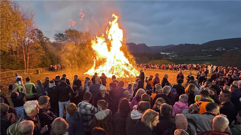 Das Osterfeuer am Weißen Stein steigt in diesem Jahr am 5. April.
