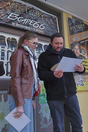 Das Outdoor-Abenteuer ist ein neues Angebot vom Goslarer Vistory. Dort beginnt die Tour durch Goslars Altstadt.