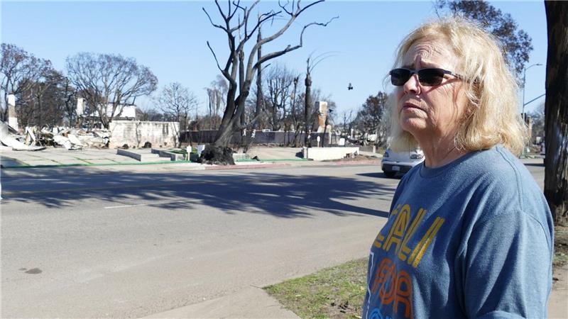 Das Palisades-Feuer hat ganze Straßenzüge vernichtet. 