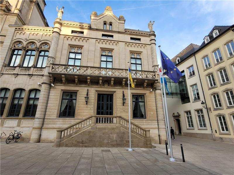Luxemburg steht vor Regierungswechsel Das Parlamentsgebäude in Luxemburg.
