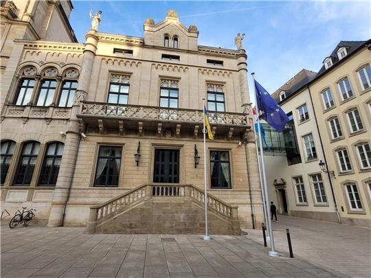 Das Parlamentsgebäude in Luxemburg.