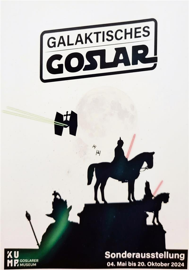 Kreative Tüftler für das „Galaktische Goslar“ gesucht Das Plakat zur Ausstellung. Foto: Privat