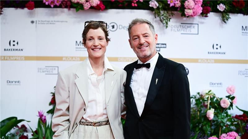 Das Präsidenten-Duo der Deutschen Filmakademie, Vicky Krieps und Florian Gallenberger. (Archivbild)