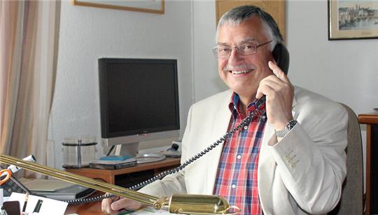 Das Ratsgymasium als Herzensangelegenheit: Im Sommer 2013 geht Ernst Steinecke nach 21 Jahren als Direktor in Pension.
