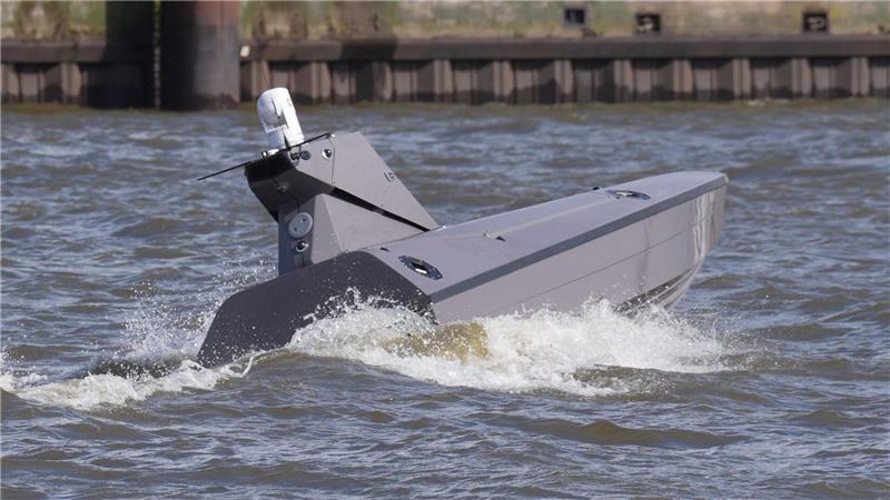 Das Rheinmetall-Drohnenboot ist 8,5 Meter lang. (Archivbild)