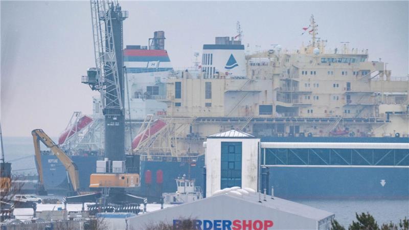 Das Rügener LNG-Terminal hat im Vergleich zu anderen deutschen Terminals zuletzt wieder am meisten Gas eingespeist. 