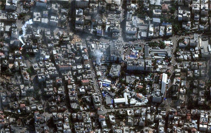 Krankenhaus ohne Sauerstoff - Lage in Gaza dramatisch Das Schifa-Krankenhaus ist das größte Krankenhaus im Gazastreifen.