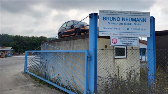 Das Schrott-Unternehmen Bruno Neumann hat einen Antrag eingereicht, um die Produktion zu steigern.