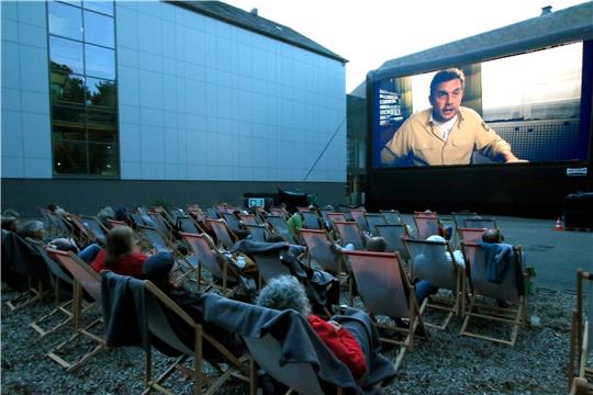 Das Sommer-Open-Air-Kino gastiert beim Kulturmarktplatz.  Foto: Epping