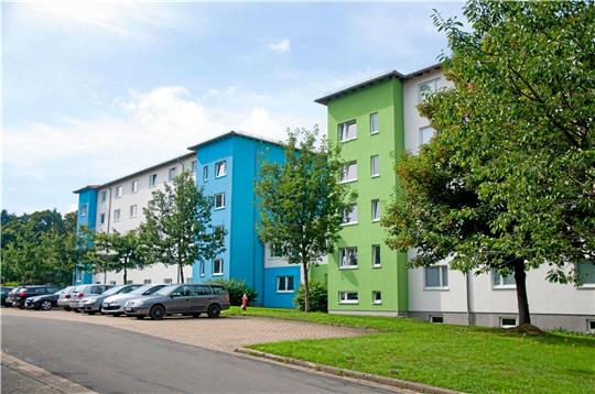 Das Studentenwohnheim XI bietet Platz für 280 Einzelapartments. Es wird als Villa Kunterbunt bezeichnet. Foto: Studentenwerk