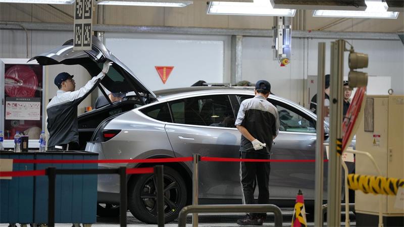 Das Tesla-Werk in Shanghai spielt eine wichtige Rolle für das internationale Geschäft des Elektroautobauers. (Archivbild)