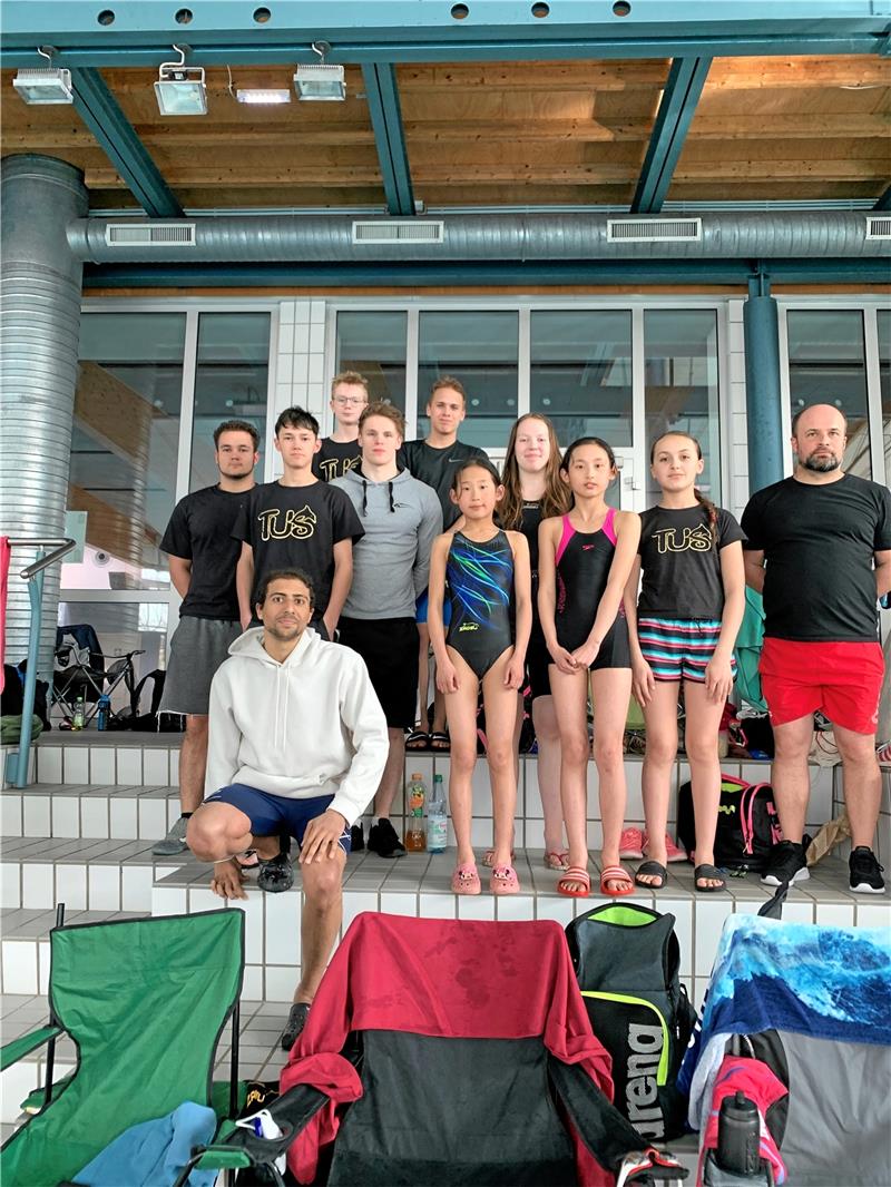Das TuS-Team meldet sich nach langer Wettkampfpause mit starken Leistungen in Braunschweig zurück. Fotos: Privat