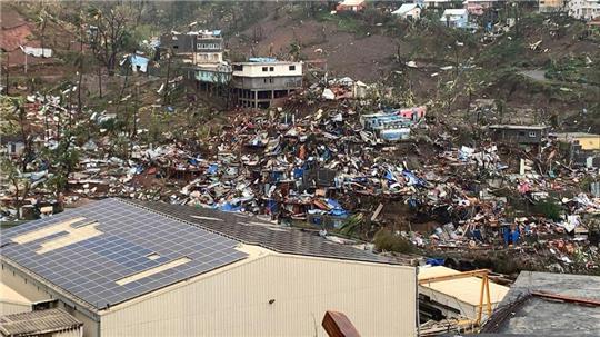 Das Unwetter hinterließ in Mayotte eine Spur der Verwüstung (Foto aktuell).