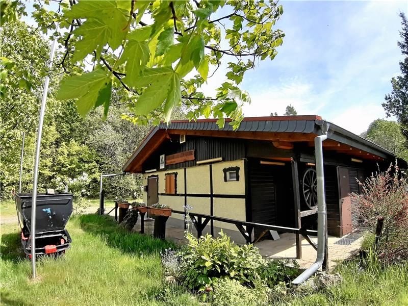 Das Vereinsheim des Harlingeröder Harzklubs, die Harzer-Roller-Hütte.