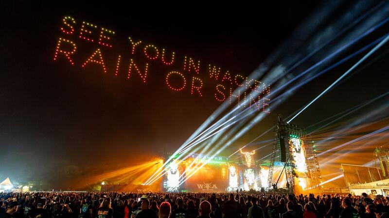 Das Wacken Open Air endet in der Nacht.