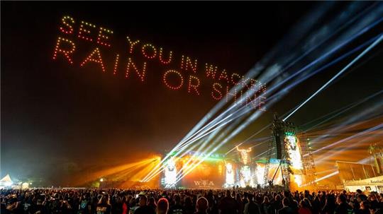 Das Wacken Open Air endet in der Nacht.