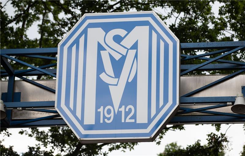 Enttäuschung für SV Meppen: „Wie die Faust aufs Auge” Das Wappen des Vereins hängt über dem Eingangstor der Hänsch-Arena in Meppen.