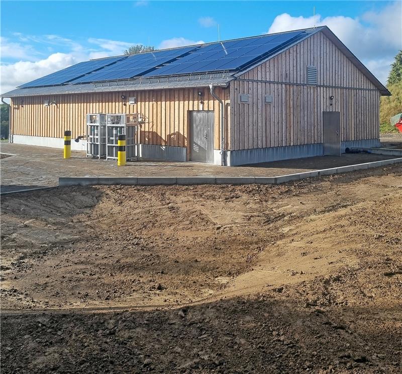 Das Wasserwerk auf der Bockswieser Höhe, das ans Netz gegangen ist, ist baugleich mit dem am Hirschler Teich. Foto: Stadtwerke