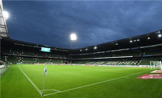 Das Weserstadion vor Spielbeginn.