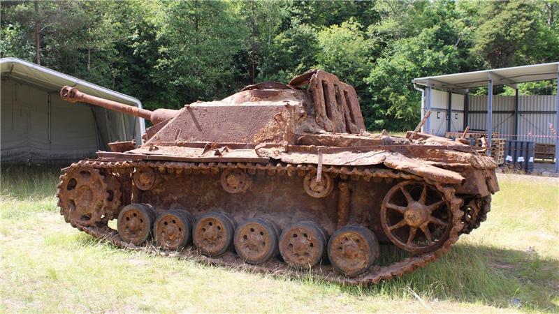 Das Wrack aus dem Zweiten Weltkrieg soll ausgestellt werden.