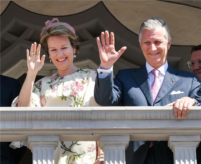 Der stille König: Belgiens Philippe zehn Jahre auf dem Thron Das belgische Königspaar Philippe und Mathilde bei einem Besuch der Lutherstadt Wittenberg.