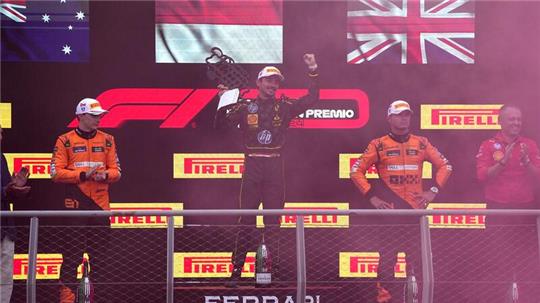 Das beste Podium der Formel 1.