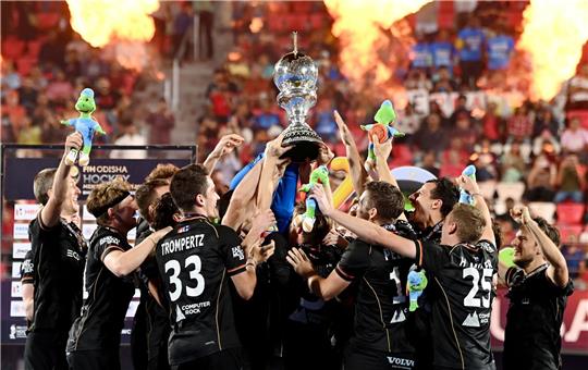 Das deutsche Hockey-Team wurde Weltmeister.