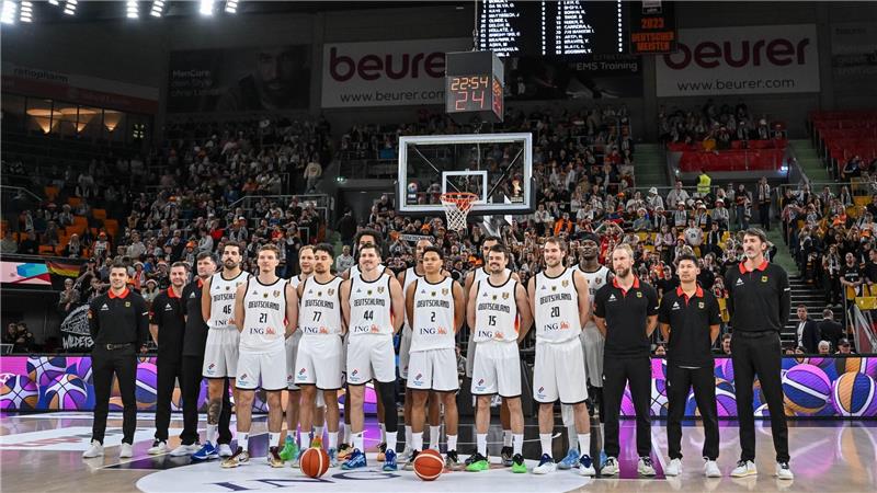 Das deutsche Team mit einigen Veränderungen.