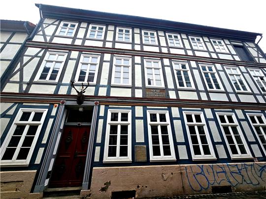 Das ehemalige Jägercasino in der Worthstraße: Die Ansiedlung des Hannoverschen Jägerbataillons Nr. 10 in Goslar im 19. Jahrhundert infolge der Militarisierung der Gesellschaft wird in der „Geschichte Goslars“ nicht behandelt. Foto: Sowa